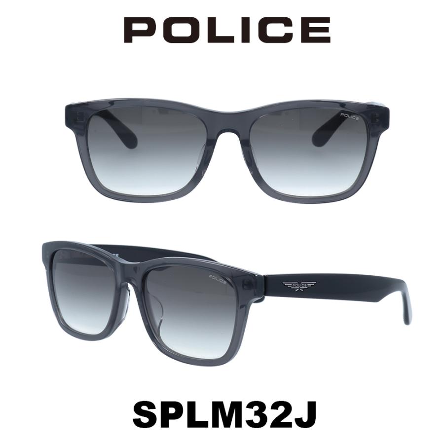 POLICE 2024年 ポリスサングラス SPLM32J 705 (シャイニークリア 