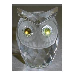 スワロフスキー Swarovski クリスタル 『フクロウ[L]』 010022