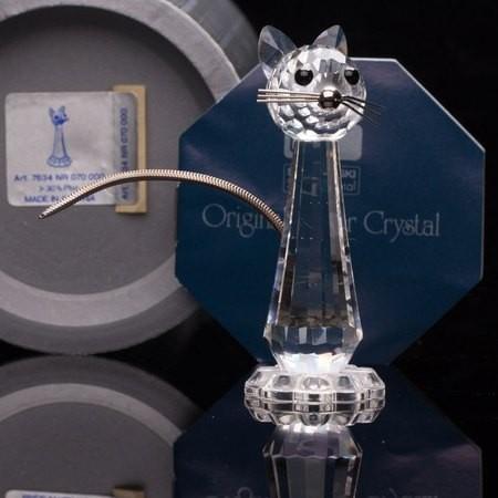 SWAROVSKI（スワロフスキー） Swarovski 1991年 廃盤品 『ネコ(L