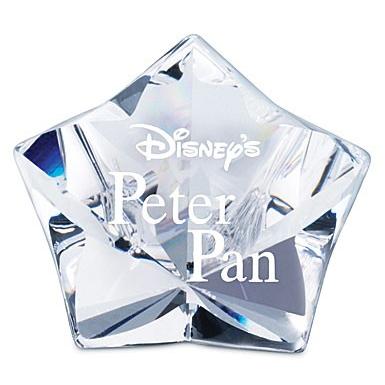 スワロフスキー ディズニー タイトルプレート 置物 Disney スワロフスキー Swarovski ディズニー ピーターパン