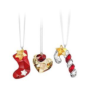 スワロフスキー Swarovski 『クリスマスセット（靴下、ハート、キャンディー）』 1054570