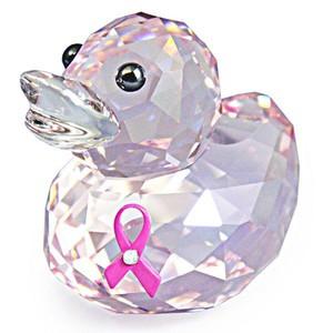 スワロフスキー Swarovski 2010年 限定品 『Happy Duck - Pink Ribbon』 1079887