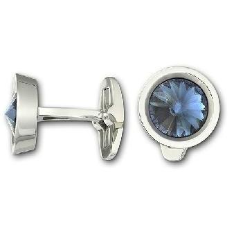 スワロフスキー Swarovski 『Fasten  カフスボタン』 5060553 SWAROVSKI（スワロフスキー） 『Round Montana カフスボタン』 1095441