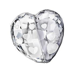 スワロフスキー Swarovski 『Love Heart, Crystal Silver Shade, M