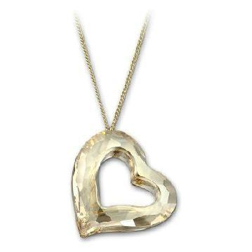 SWAROVSKI（スワロフスキー） 『Loveheart Golden Shadow ペンダント 