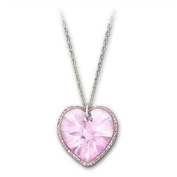 スワロフスキー Swarovski 『Reverie Light Rose Heart ペンダント』 1126268