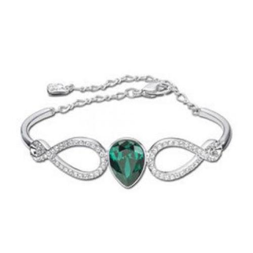 Swarovski エメラルドグリーン ブレスレット
