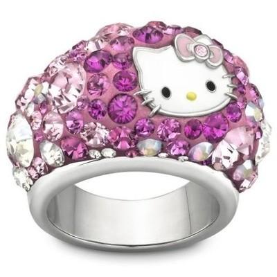 美品✨SWAROVSKI スワロフスキー クリスタル ハローキティ リング 指輪 SWAROVSKI スワロフスキー Swarovski 『ハローキティ Hello