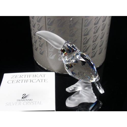 スワロフスキー置物　鳥　オオハシ SWAROVSKI（スワロフスキー） Swarovski 1992年 廃盤品 置物 鳥