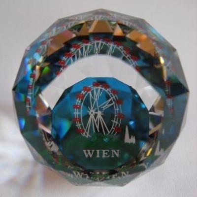 スワロフスキー Swarovski 『Vienna Ferris Wheel BBL ペーパーウェイト』 162219｜planetarium
