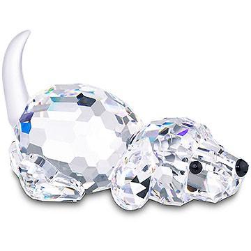 ◆未使用 希少 廃盤品 オーストリア製！スワロフスキー『ビーグル』 SWAROVSKI（スワロフスキー） 『Beagle, Playing クリスタル』 172296