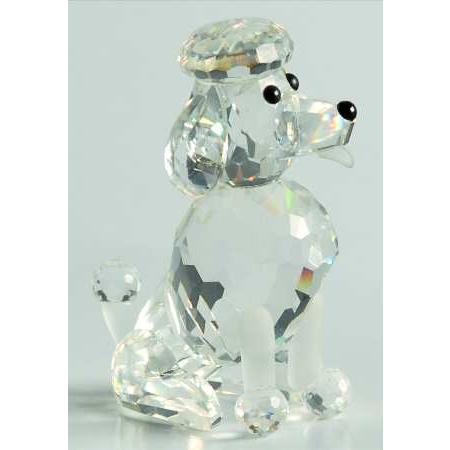 スワロフスキー Swarovski クリスタル 『座りプードル』 181317