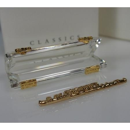 スワロフスキー Swarovski 2001年 廃盤品 『フルート, ゴールド