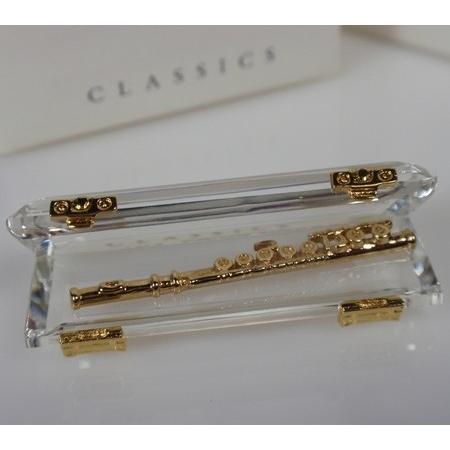 スワロフスキー Swarovski 2001年 廃盤品 『フルート, ゴールド