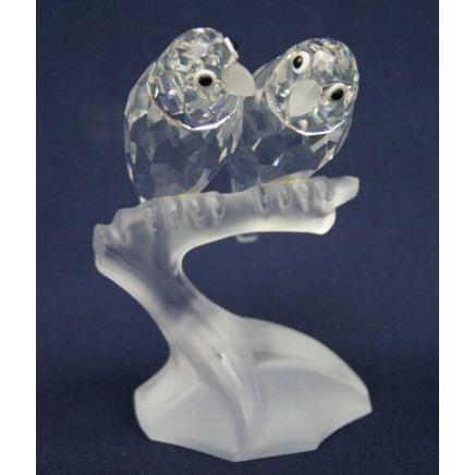 SWAROVSKI - スワロフスキー Swarovski SCS1987年間押さえる 『LOVEBIRDS』 家具、インテリア-インテリア雑貨