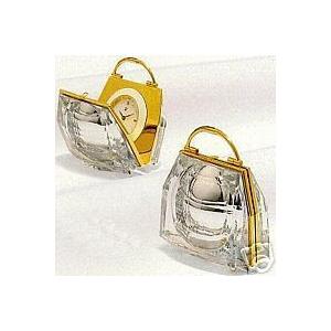 スワロフスキー Swarovski 2004年 廃盤品 『Secrets Handbag Clock』 210820