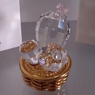 未使用2001年廃盤◆スワロフスキー『サボテンLightTopaz』235905 スワロフスキー Swarovski 2001年 廃盤品 『サボテン, Light Topaz