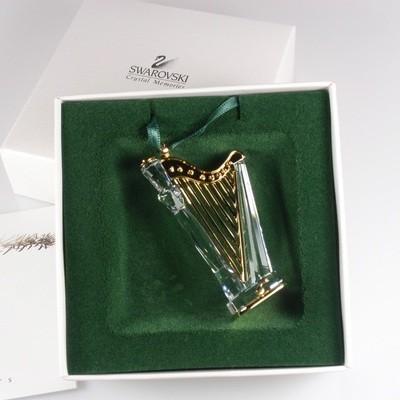 スワロフスキー     ハープの置物 SWAROVSKI スワロフスキー Swarovski 2002年 廃盤品 『ハープ