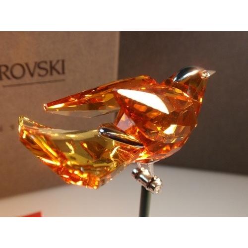 スワロフスキー Swarovski 2004年 廃盤品 置物 鳥 Bamoa Sun 