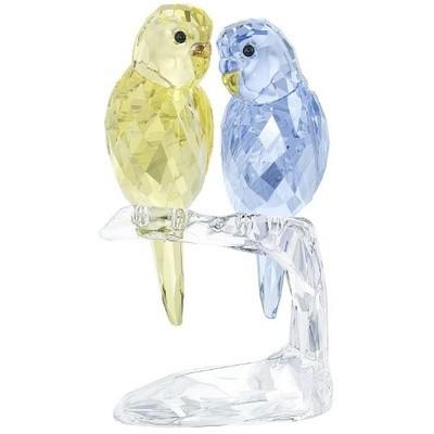 スワロフスキー Swarovski 置物 フィギュア 鳥 セキセイインコ 5004725