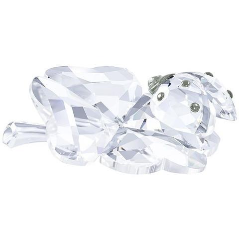 スワロフスキー てんとう虫と四つ葉のクローバー