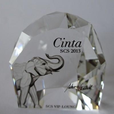 スワロフスキー置物【2013年度SCS限定作品象】 SWAROVSKI