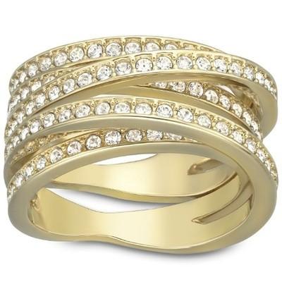 スワロフスキー Swarovski 『Spiral リング, ゴールドコーティング』 指輪 5032927