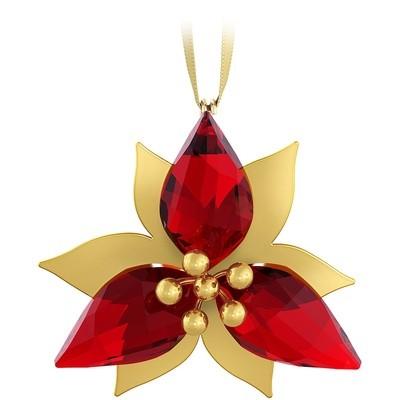 SWAROVSKI（スワロフスキー） 『ポインセチアオーナメント, ゴールド