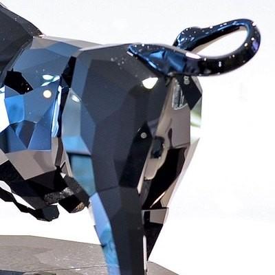 スワロフスキー Swarovski 『Soulmates - ブル Black』 5079250の画像
