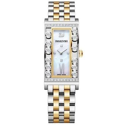【希少】Swarovski  スワロフスキー 時計 スクエア調 ゴールド SWAROVSKI（スワロフスキー） 腕時計 Lovely Crystals Square /Yellow