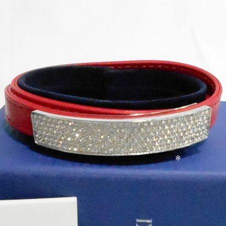 SWAROVSKI スワロフスキー Swarovski 『Vio Red Leather