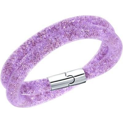 スワロフスキー Swarovski 『Stardust Mauve Double ブレスレット, S』 5140103