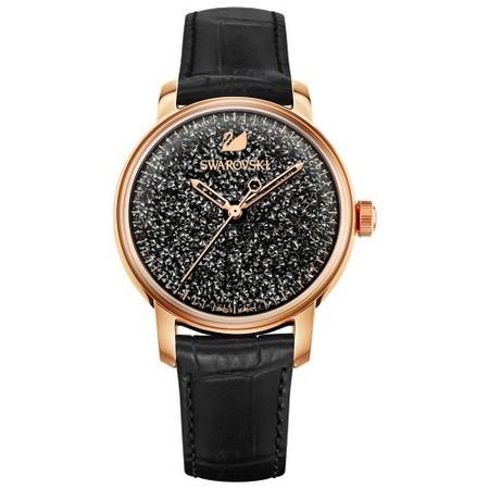 SWAROVSKI ブラック ゴールド 腕時計 SWAROVSKI（スワロフスキー） 腕時計 Crystalline Hours Black