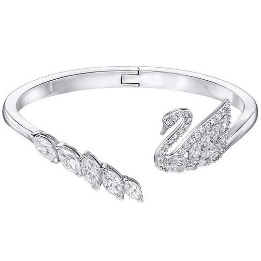 【美品】スワロフスキー Swan Lake バングル SWAROVSKI スワロフスキー Swarovski 『Swan Lake バングル, M