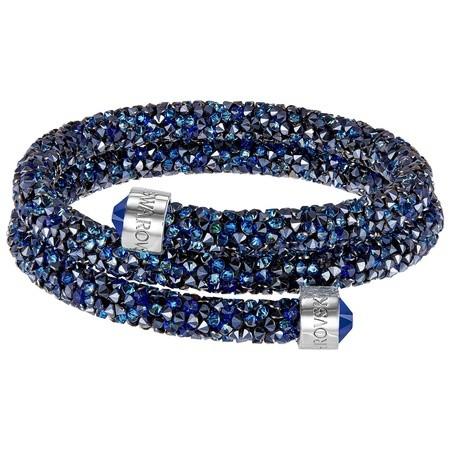 SWAROVSKI（スワロフスキー） 『Crystaldust バングル Double, Blue, S