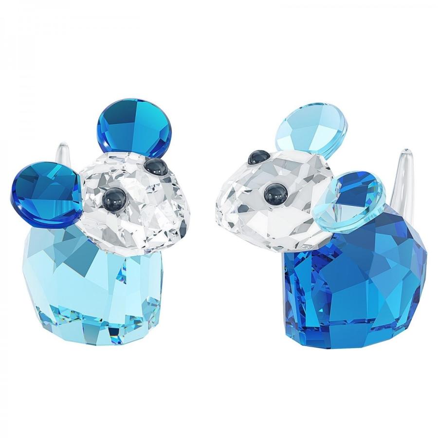 スワロフスキー Swarovski 置物 マウス ネズミ PIONIER BOBBY AND PIERRE フィギュリン 5268843