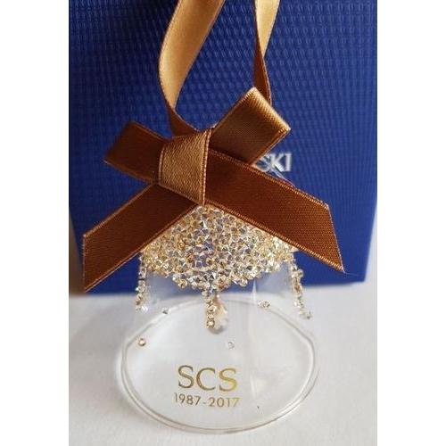 スワロフスキー Swarovski SCS 2017年会員限定品 『30th Anniversary ゴールドベルオーナメント』 5295582_2