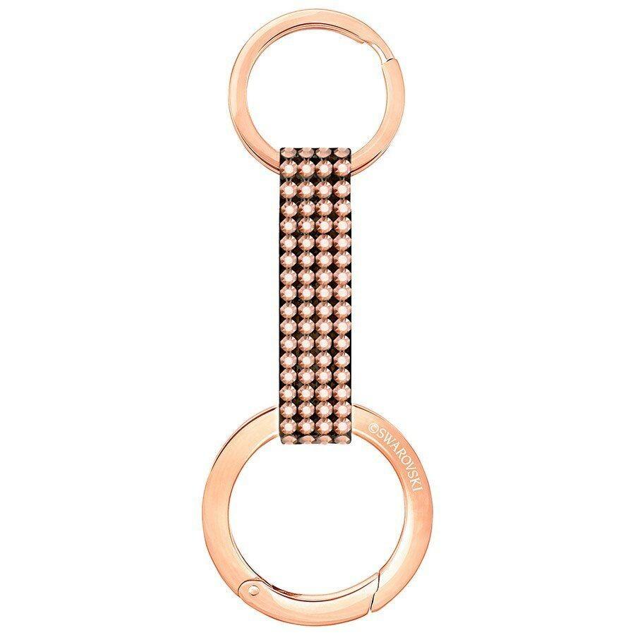 まえこ＊スワロフスキー SWAROVSKI Alice キーリング SWAROVSKI スワロフスキー Swarovski ブラウン Alice キーリング