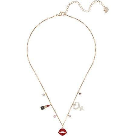 SWAROVSKI スワロフスキー Swarovski リップ型 MINE ネックレス