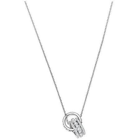 Filia　新品　Swarovski　Furtherペンダント Swarovski FURTHER Pendant Pavé, Interlocking loop Rose Gold Plated