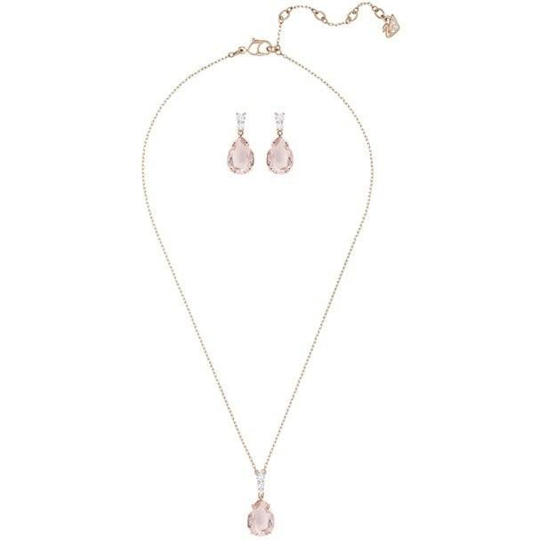 SWAROVSKI（スワロフスキー） ピンク ペンダント ピアス Vintage 