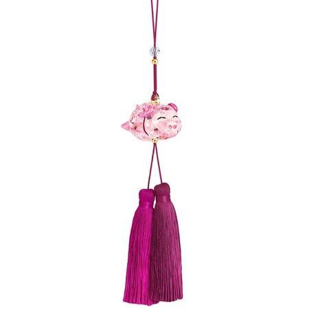 SWAROVSKI - スワロフスキー　豚　オーナメント SWAROVSKI スワロフスキー Swarovski タッセル 豚 オーナメント
