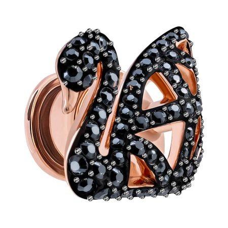 SWAROVSKI（スワロフスキー） スワン 白鳥 FACET SWAN タックピン