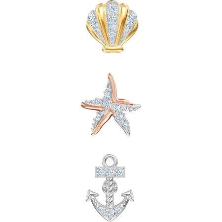 SWAROVSKI（スワロフスキー） マリン シェル ヒトデ OCEAN ピアス 