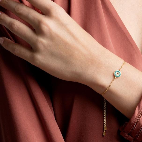 SWAROVSKI スワロフスキー Swarovski ダークカラー ターコイズ Luckily 