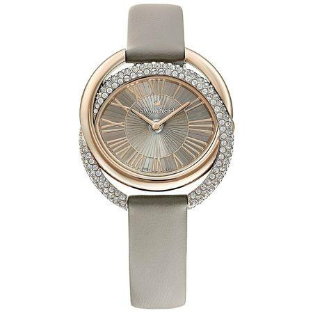 スワロフスキー Swarovski 腕時計 グレー DUO ウォッチ