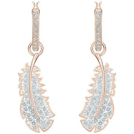 スワロフスキー Swarovski フェザー 羽根 Naughty フープピアス スワロフスキー通販プラネタリウム 通販 Yahoo ショッピング