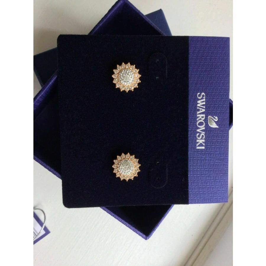 SWAROVSKI（スワロフスキー） Swarovski Pierced Stud Flower Earrings