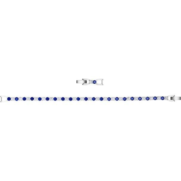 SWAROVSKI Tennis デラックス ブレスレット スワロフスキー 青 Amazon.co.jp: スワロフスキークリスタルデラックス125周年記念