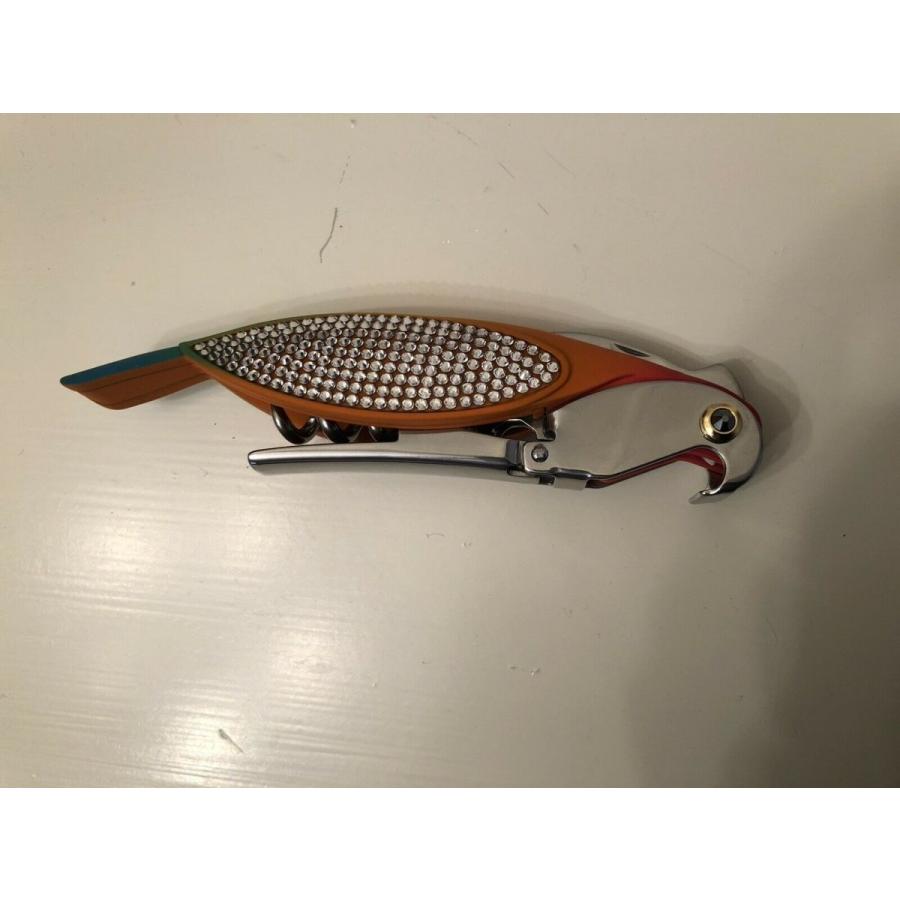 SWAROVSKI - スワロフスキー Swarovski Crystal Parrot Corkscrew Bottle Opener 5551564 文具、ステーショナリー-筆記用具